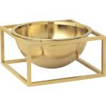 Audo Copenhagen Купичка Kubus centerpiece ниска 7 см злато (BL23701)