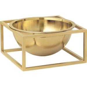 Audo Copenhagen Купичка Kubus centerpiece ниска 7 см злато (BL23701)