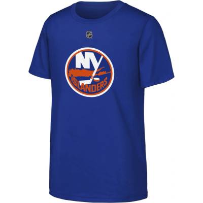 Outerstuff Matthew Schaefer #48 New York Islanders NHL Flat Name & Number Short Sleeve Cotton