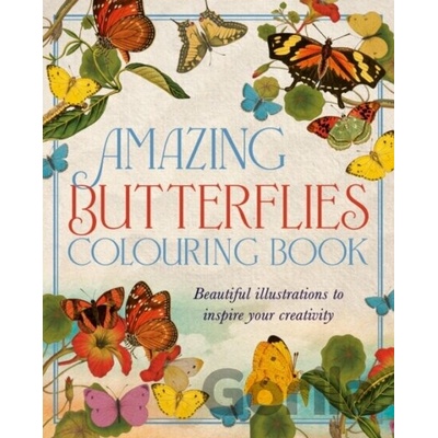 Amazing Butterflies Colouring Book - David Woodroffe