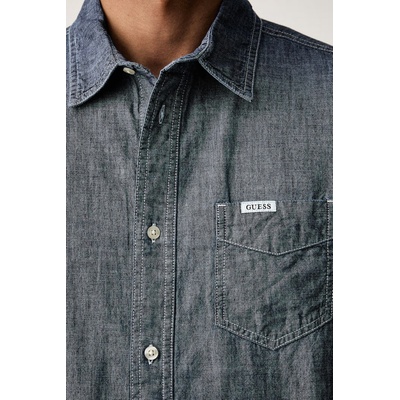 GUESS риза мъжка от деним RONNIE (M6YH44.D1297)