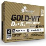 Olimp Gold-Vit D3+K2 Sport Edition, 60 Capsules