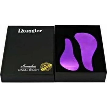 Detangler set kartáčů na vlasy Miraculous Purple