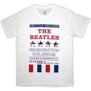The Beatles Washington '64 Stars & Stripes White L Риза (BEATTEE641MW03)