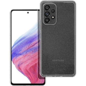 Samsung Силиконов калъф кейс CLEAR Case 2mm Blink за Samsung A53, прозрачен с брокат