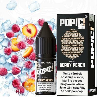 POPIČI! Nic Salt Berry Peach 10 ml 10 mg