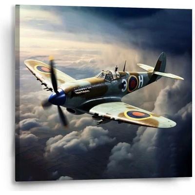 Sablio Obraz Stíhačka Spitfire - 50x50 cm