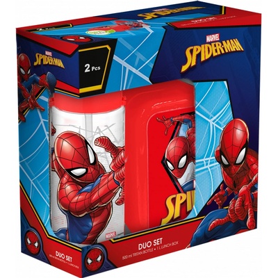 Invictus souprava svačinový box 1l a láhev na pití 500ml Spiderman 2 díly