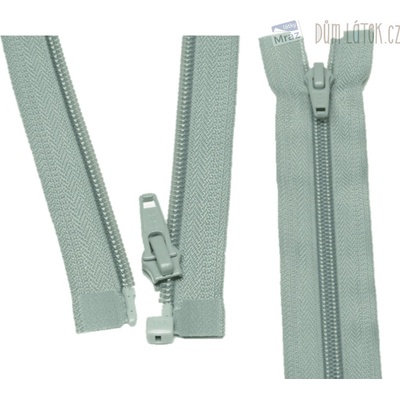 YKK Zips špirálový deliteľný šedý 40 cm