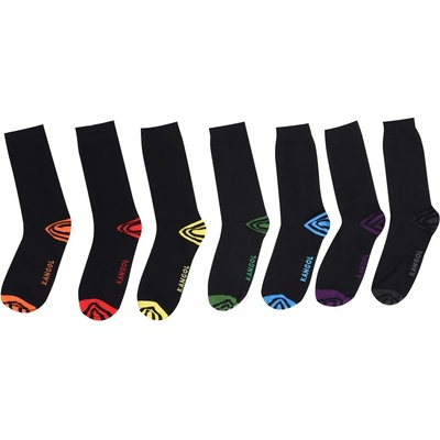 Kangol Мъжки чорапи Kangol Formal 7 Pack Socks Mens - Week