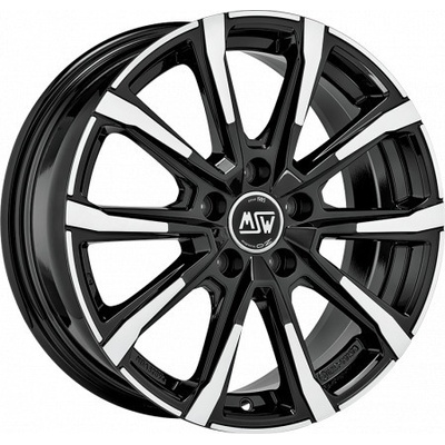 MSW 79 7x18 5x114,3 ET50 black polsihed