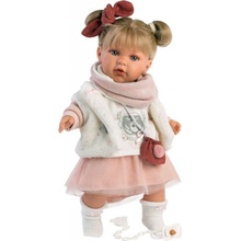 Llorens 42402 Julia realistická so zvukmi a mäkkým látkový telom 42 cm