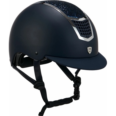 Equestro Jazdecká prilba Eclipse Stone Navy Silver