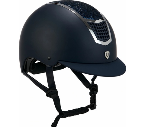 Equestro Jazdecká prilba Eclipse Stone Navy Silver