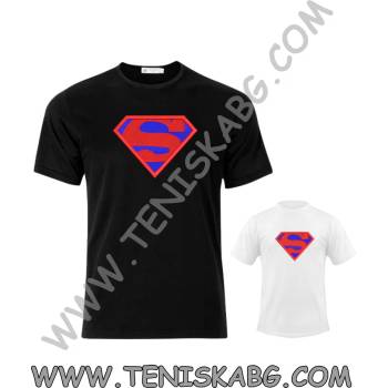 Fruit of the Loom Тениска - Принт бродерия Superman