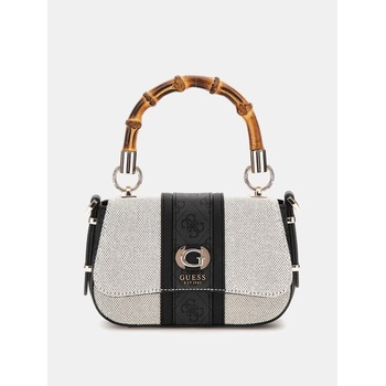 GUESS Черно-кремава малка дамска чанта Guess Guess | Byal | ЖЕНИ | UNI