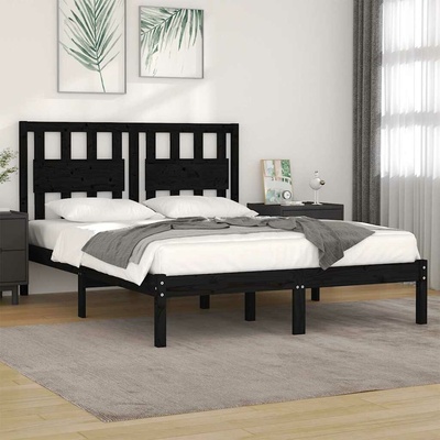 Nábytek XL 3103957 Rám postele černý masivní borovice