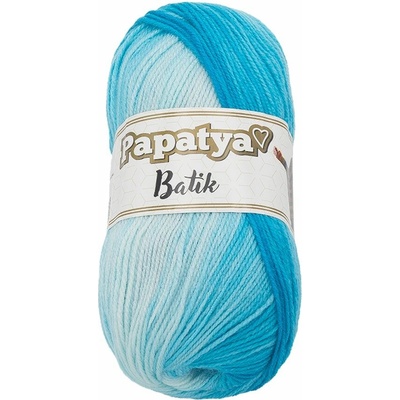 Příze PAPATYA BATIK Tyrkysová 554-06 100g / 360 m