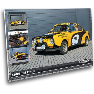 Obraz č. 62 - ŠKODA 130 RS (1977) 100 x 70 cm