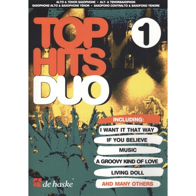 Top Hits Duo 1 / 14 hitů pro altový a tenorový saxofon