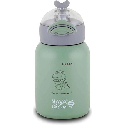 Nava Greece Dětská zelená termoska 350 ml