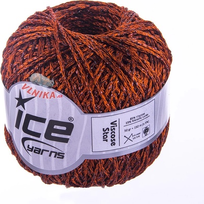 GSC - Ice yarn Příze Viscose Star Varianta: 57042 červená