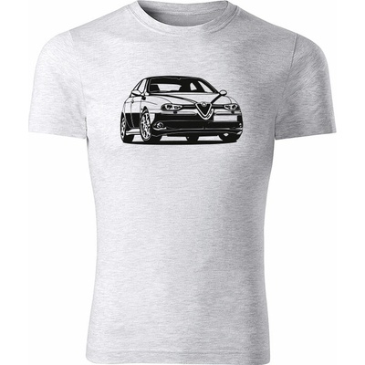 Tričko Alfa Romeo 156 predfacelift pánske tričko oranžová biele