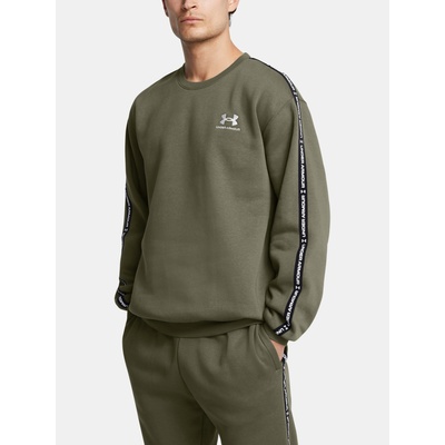 UA Icon Fleece Crew Taping Sweatshirt Under Armour | Zelen | МЪЖЕ | L