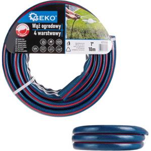 GEKO Градински маркуч 4-слоен 1", 10м 60725 (g73780)