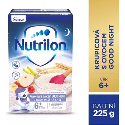 Nutrilon Pronutr Mléčná kaše Krupicová s ovocem Good Night 6+ 225 g – Zboží Dáma