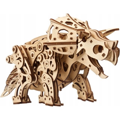 Ugears 3D mechanické puzzle Triceratops 400 ks