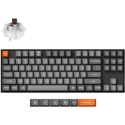 Keychron K8 Max QMK/VIA TKL Super Brown Switch (K8M-H3)