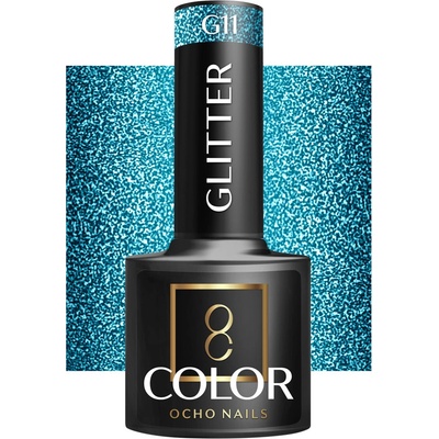 Ocho Nails lak na nechty s trblietkami G11 5 g