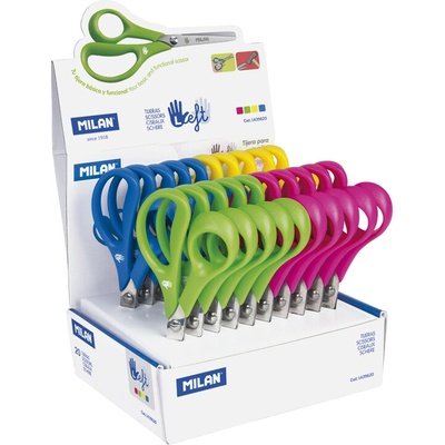 Nožnice školské MILAN pre ľavákov 5,5"/14 cm