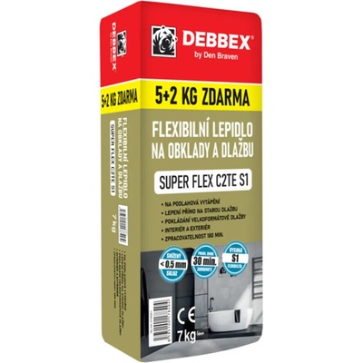 Debbex Lepidlo Super Flex C2TE S1 7 kg