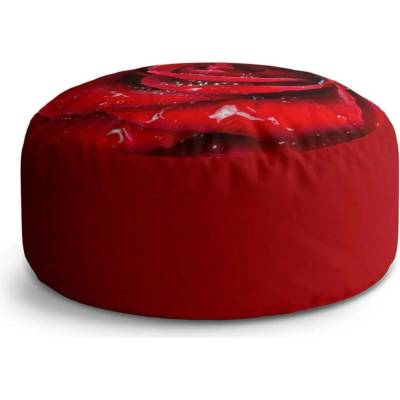 Sablio Taburet Circle Růže: 38x48 cm