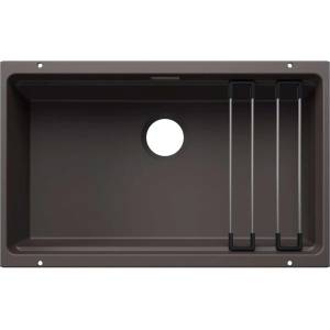 BLANCO Etagon 700 - Мивка от Silgranit, 73x46 см, с аксесоари, цвят „сива скала 527766 (527766) Мивка за вграждане