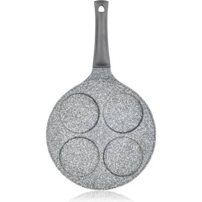 Banquet Pánev na 4 lívance s nepřilnavým povrchem Granite Grey 26 cm