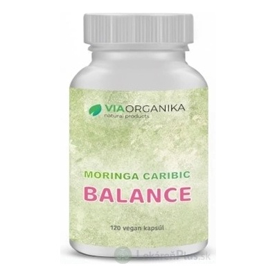 Via Organika Moringa caribic balance 120 kapsúl