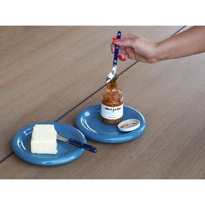 Sabre Paris Sada příborů Bistrot Brillant Navy Blue modrá 4 ks