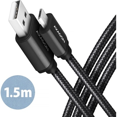 Axagon BUMM-AM15AB MICRO USB USB 2.0, 1,5m