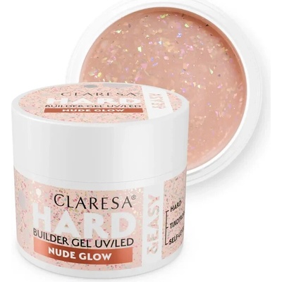 Claresa Hard Easy Builder Uv Led gél na nechty nude glow 12g
