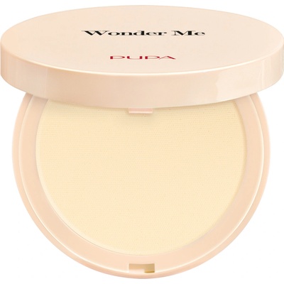 Pupa Milano Wonder Me Powder-no-Powder lisovaný púder na tvár 009 Banana 7,5 g