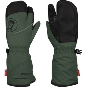 Trollkids Детски ръкавици Trollkids Kid's Troll 3 Finger Glove - Ivy / Black - размер 4, 5 (202-5719-0212)