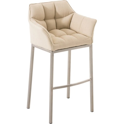 Design-Shop Damas E4 Krémová / nerezový rám