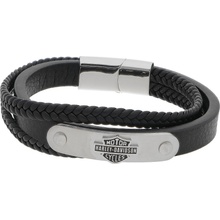Ewena Kožený náramek Harley Davidson KD123