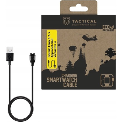 Tactical USB Nabíjecí a Datový Kabel pro Garmin Fenix 5/6, Approach S60, Vivoactive 3, Vivoactive 4 8596311085703