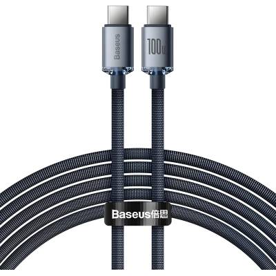 BOROFONE Кабел за данни Baseus USB - C - USB - C 100W - 2m - Черен KP25166