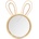 Atmosphera - Детско стенно огледало RABBIT 37x24 cm бамбук (P7142)