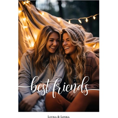 Plakát Vlastní fotografie s textem - best friends